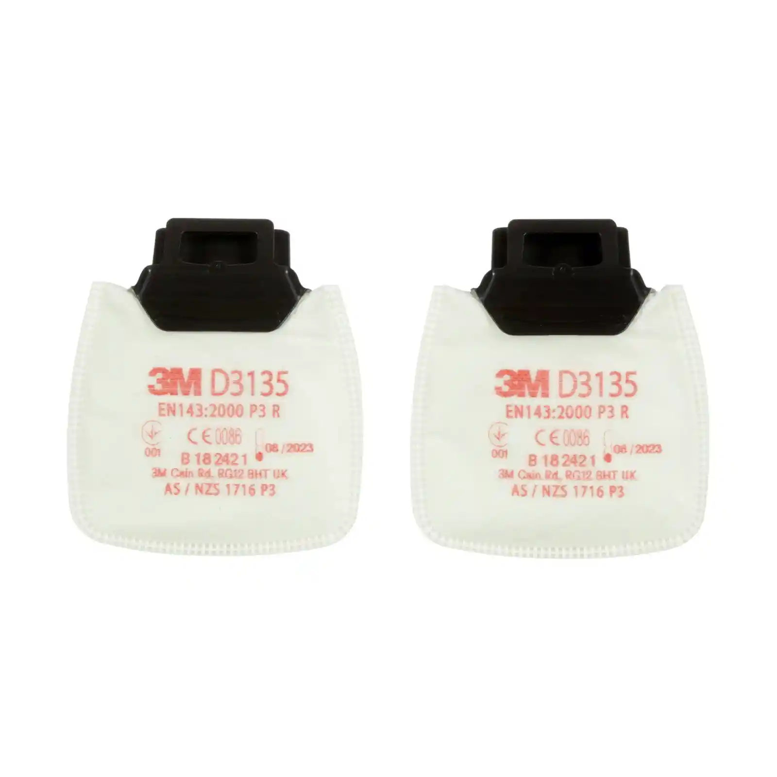 3M D3135 2 filtres à particules P3R pour masque FF-803