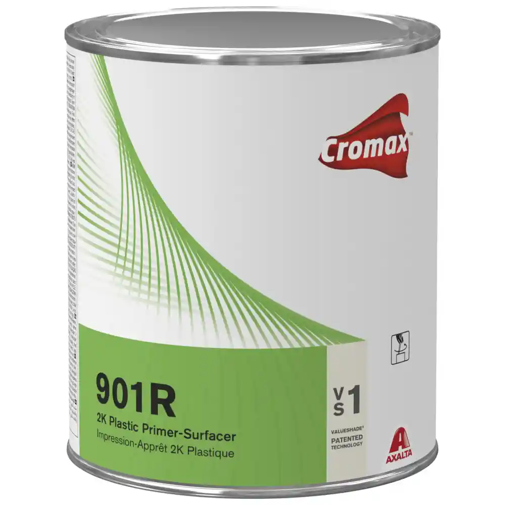 CROMAX 901R Blanc - Apprêt 2K universel pour plastique 1L