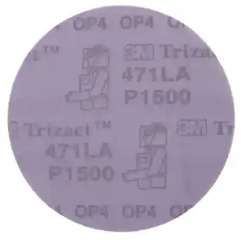 3M 02088 P1500 diam 150mm 25 disques trizact Hookit de finition