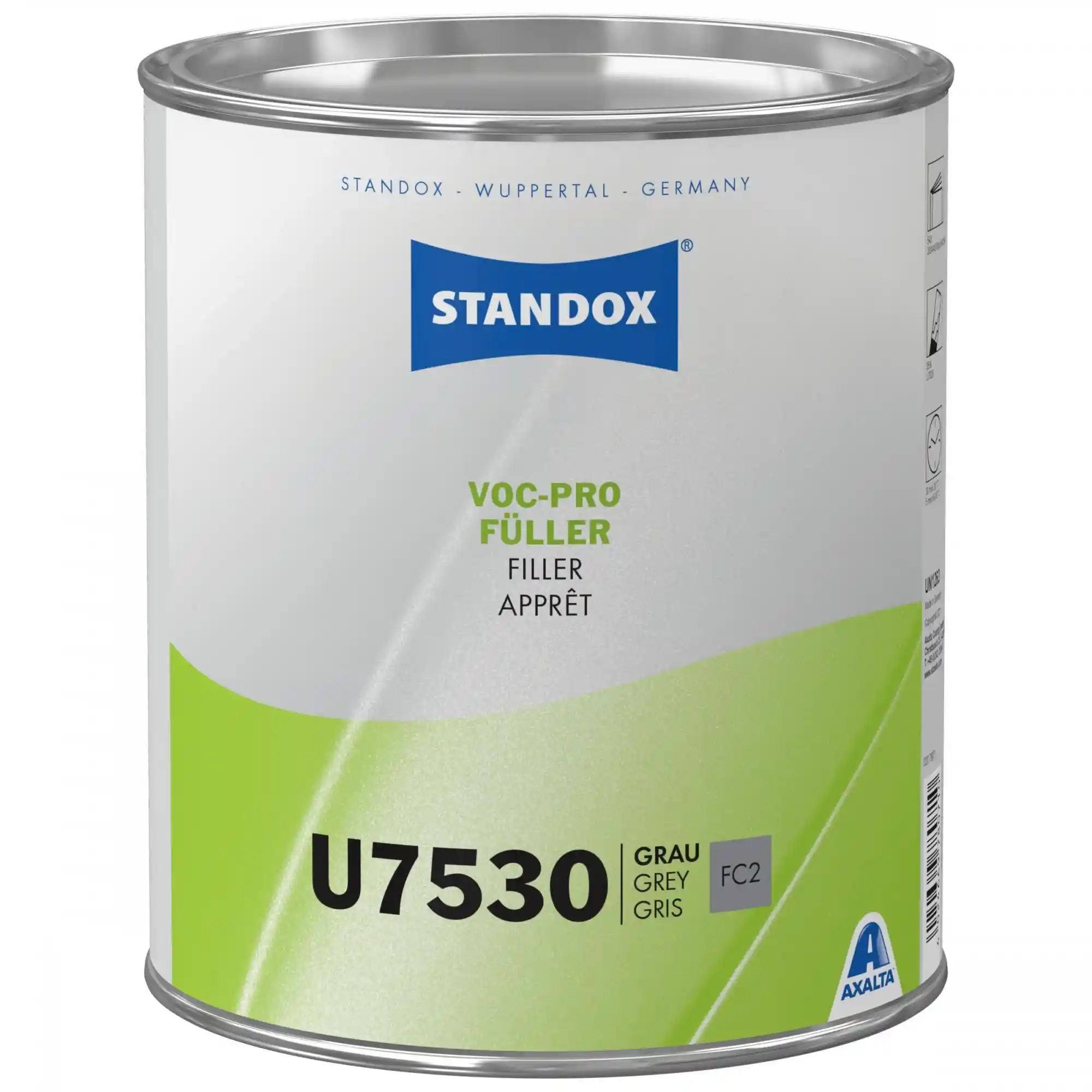STANDOX 02078071 Gris U7530 - apprêt VOC Pro filler 3.5L