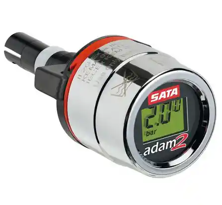 SATA 160879 SATA Adam 2 Micromètre d'air numérique et support pour SATAminijet