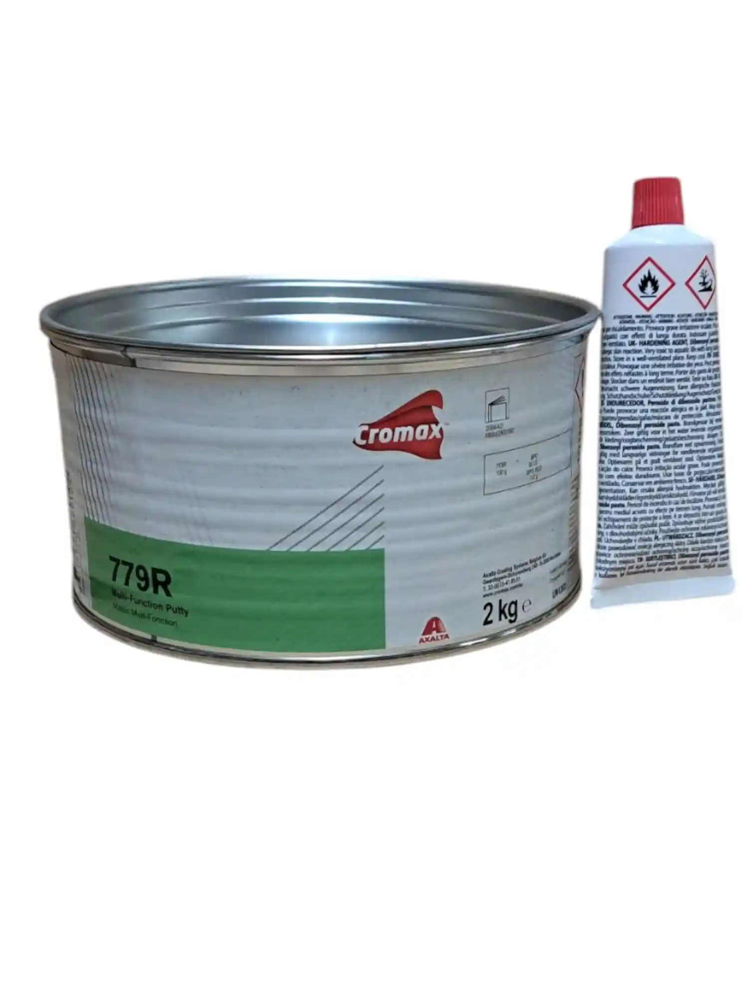 CROMAX 779R Mastic polyester polyvalent 2kg + durcisseur 6L1R