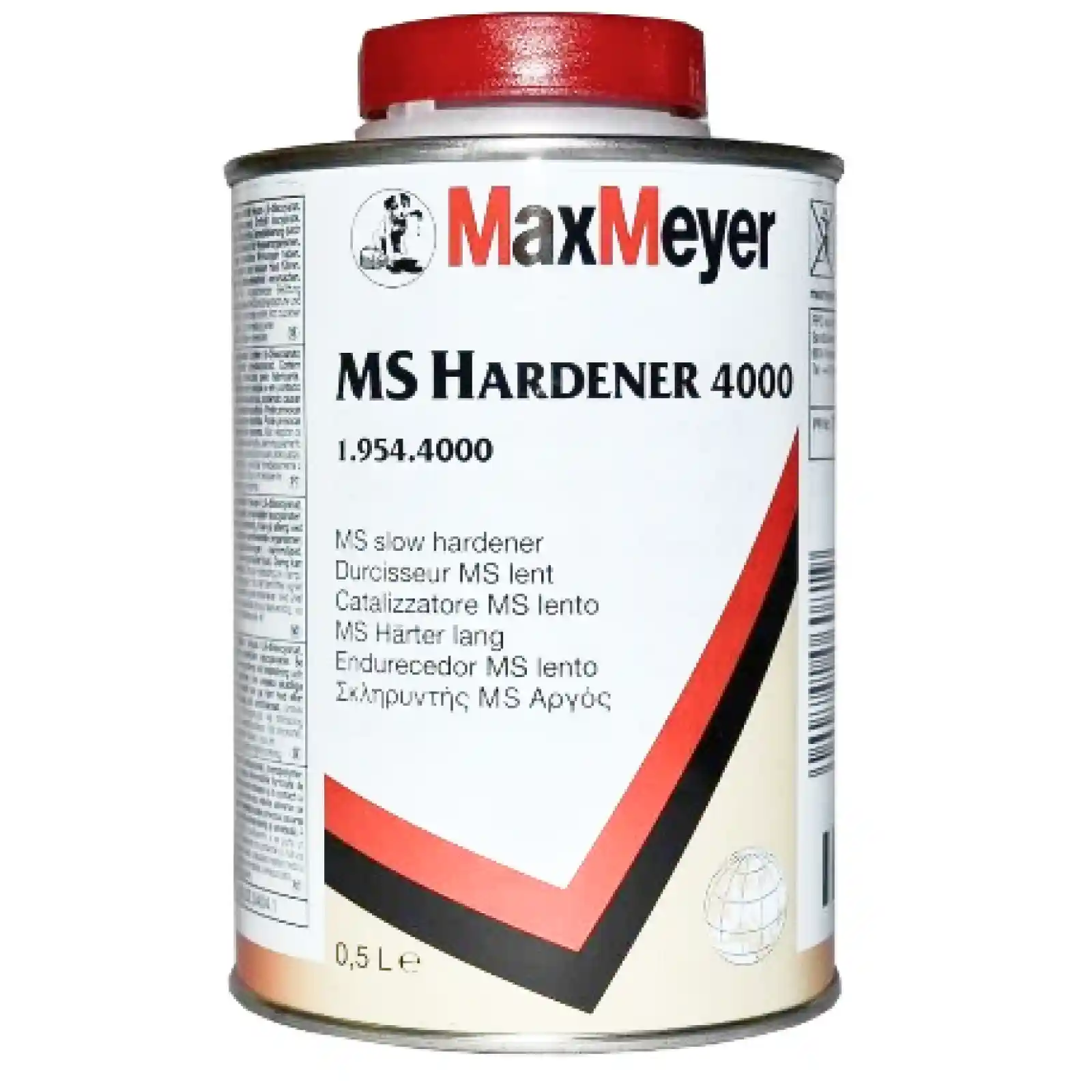 MAX MEYER MS4000/0.5 Durcisseur lent 0.5L pour apprêt MULTIPRIME et vernis MAT/SATIN