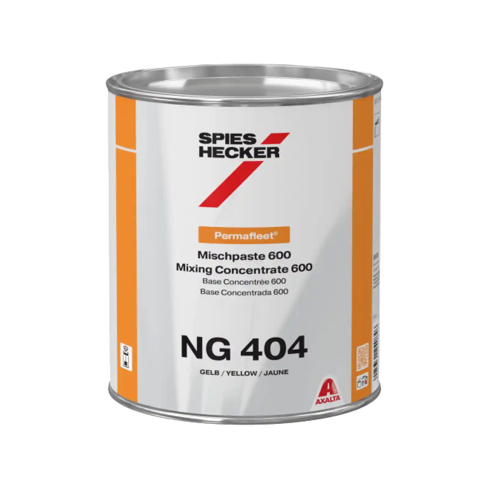 SPIES HECKER NG404 Jaune Permafleet base concentrée 600 3.5L