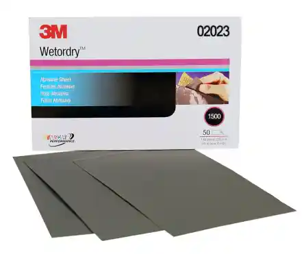 3M 02023 P1500 138x230mm 50 coupes micro abrasives à l'eau Perfect-It