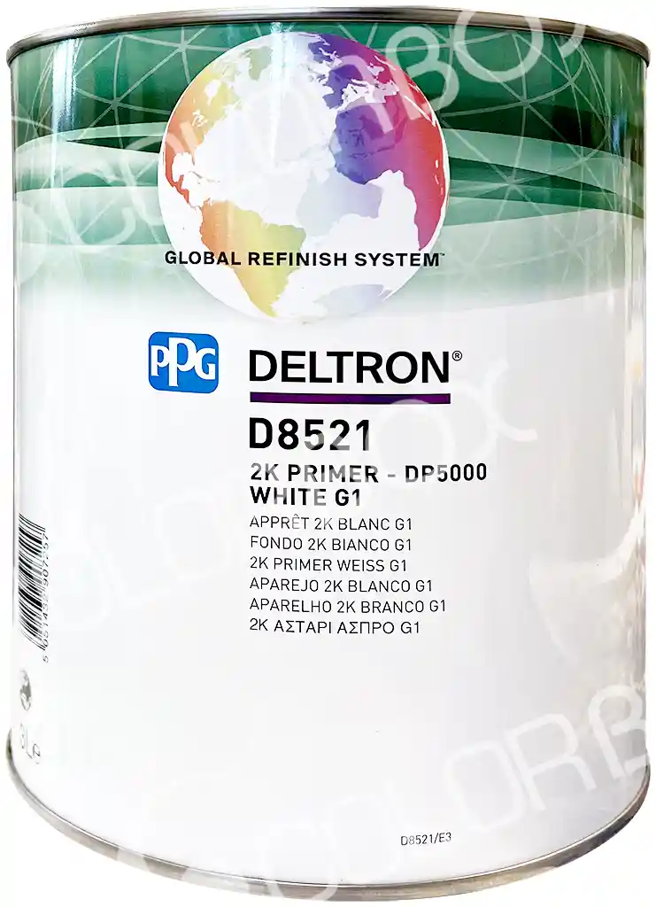 PPG D8521 Blanc - DP5000 Apprêt UHS très garnissant 2K 3L