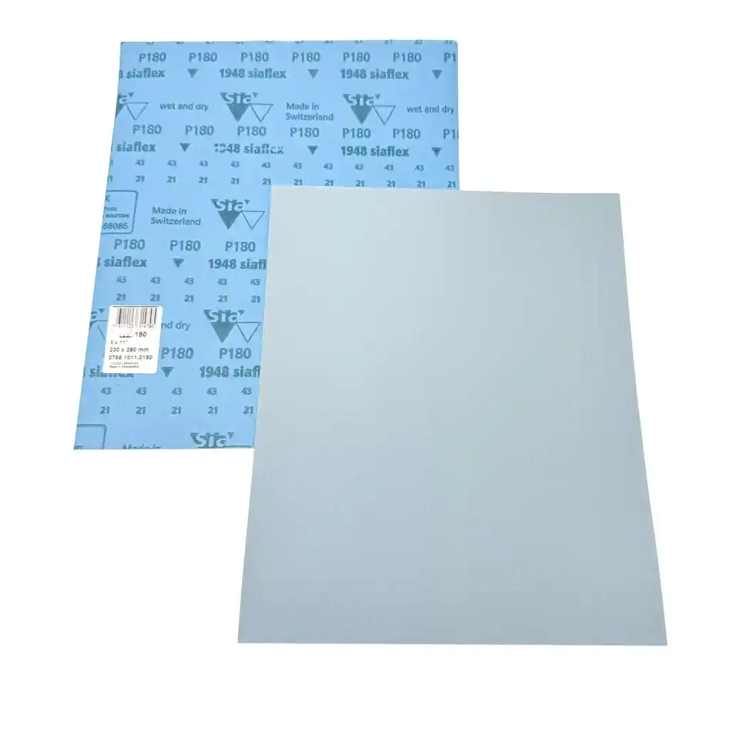 SIA ABRASIVES SIAFLEX180 P180 - 230 x 280mm - 50 feuilles abrasives flexibles SIAFLEX