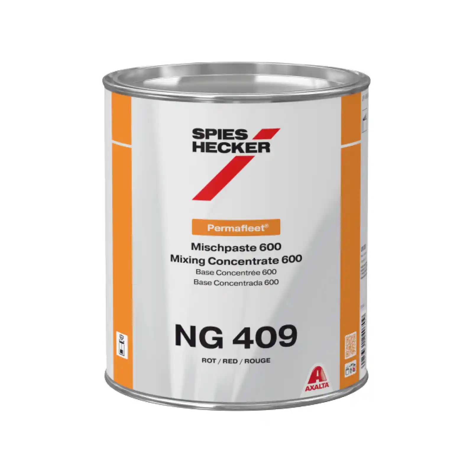 SPIES HECKER NG409 Rouge Permafleet concentrée 600 3.5L