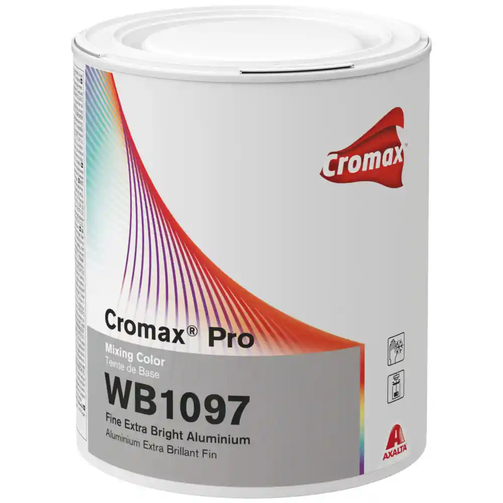 CROMAX PRO WB1097 Aluminium brillant extra fin 1L