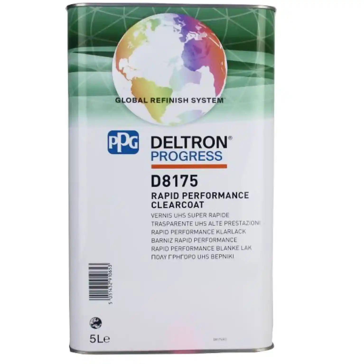 PPG D8175 Vernis DELTRON PROGRESS UHS super rapide 5L