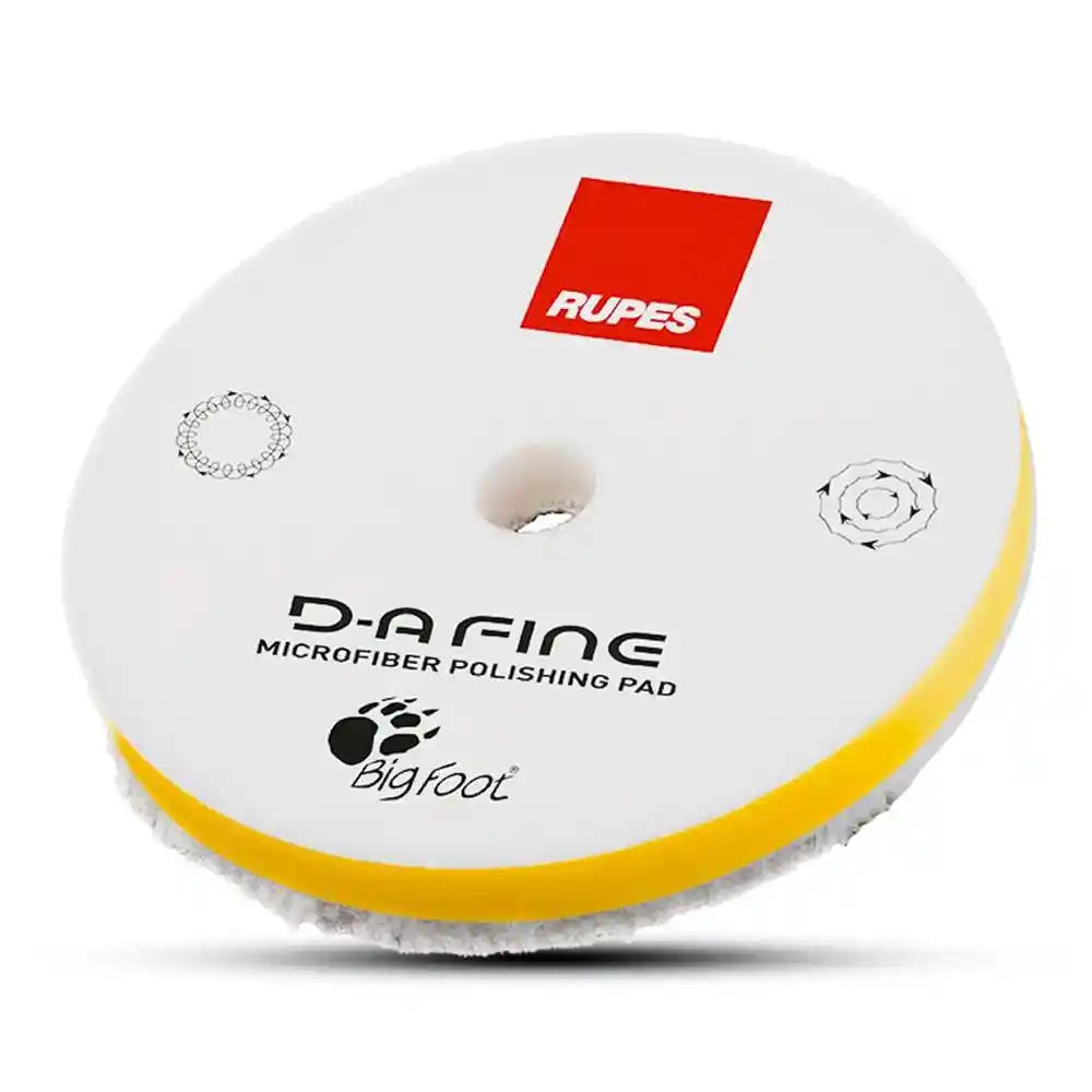 RUPES MF_130M Diam 135mm 1 patin de polissage en microfibre jaune