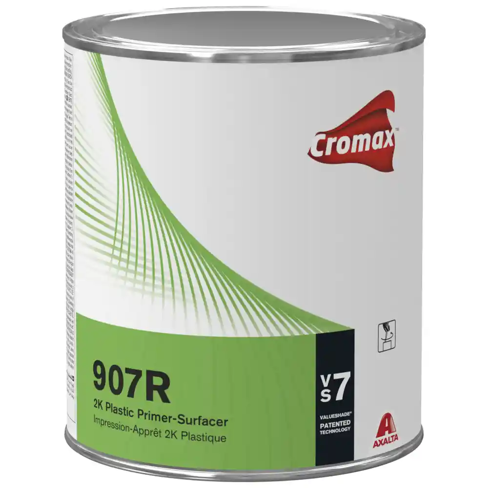 CROMAX 907R Noir - Apprêt 2K universel pour plastique 1L