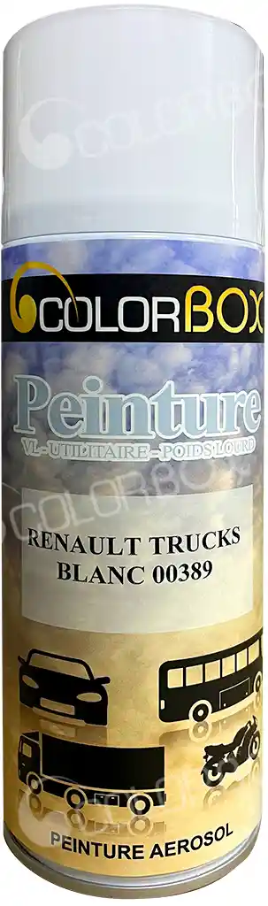 COLORBOX.EU RENAULT00389 Blanc Aérosol Renault Trucks 400ml