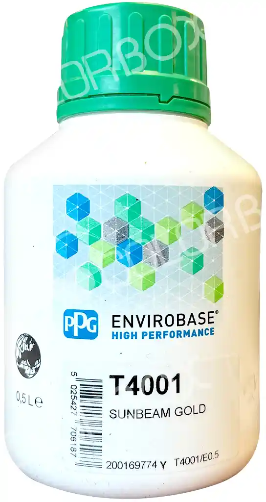 PPG T4001 Sunbeam gold 0.5L Envirobase High Performance