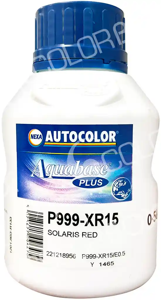 AUTOCOLOR P999-XR15 Solaris red 0.5L Nexa Autocolor Aquabase Plus
