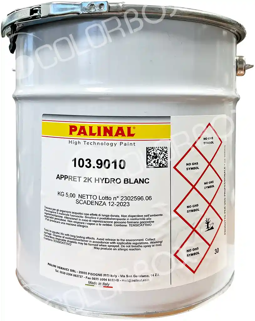 PALINAL 10390105 Blanc Apprêt de charge 2K hydro 5kg
