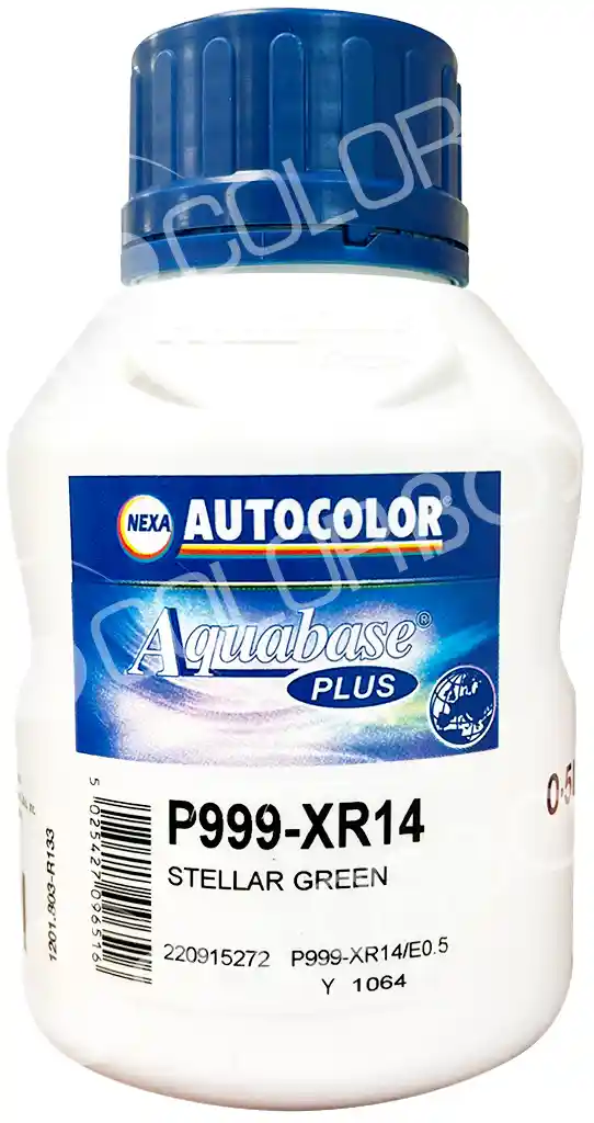 AUTOCOLOR P999-XR14 Stellar green 0.5L Nexa Autocolor Aquabase Plus