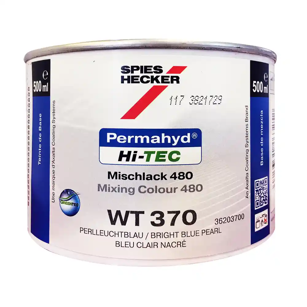 SPIES HI TEC WT370 Bleu lumineux nacré 0.5L