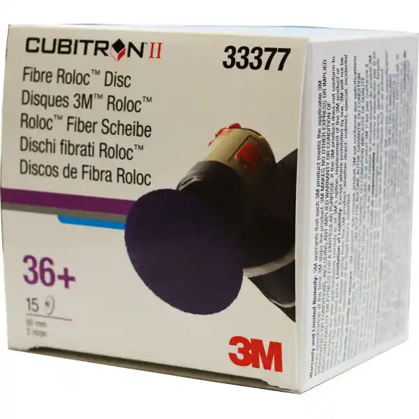 3M 33377 G36 diam 50mm 15 disques Roloc bruns