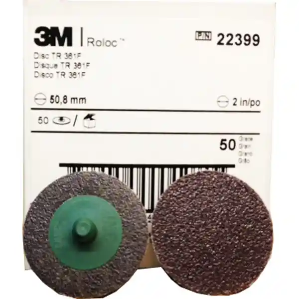 3M 22399 G50 diam 50mm 50 Roloc disques verts 