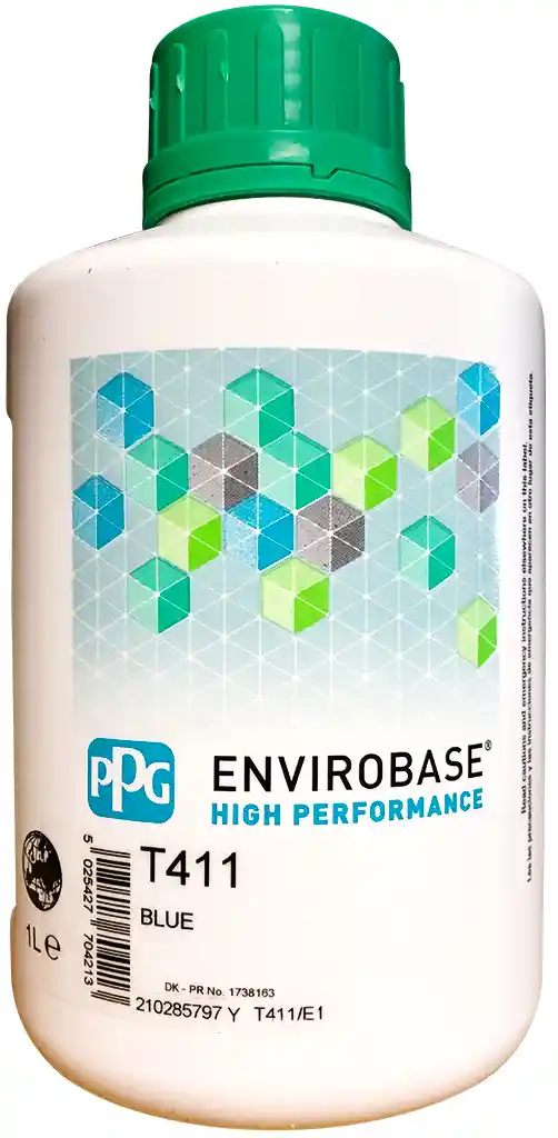 PPG T411 Blue 1L Envirobase High Performance 