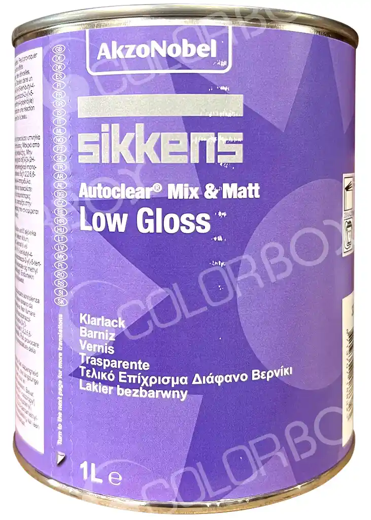 SIKKENS 523766 Vernis Autoclear mix & matt low gloss 1L