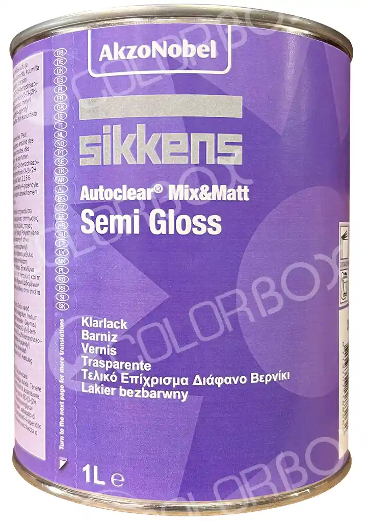 SIKKENS 523772 Vernis Autoclear mix & matt semi gloss 1L