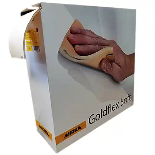 MIRKA 2912707025 P240 rouleau abrasif sur mousse GOLDFLEX SOFT pré-découpé