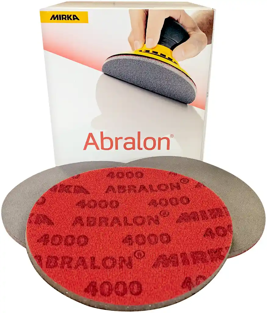 MIRKA 8A24102097N P4000 diam 150mm 20 disques abrasifs finition sur mousse ABRALON