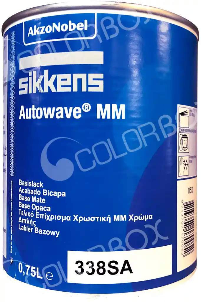 SIKKENS MM338SA Peinture jantes PAE base hydro mono-composant Argentum 0.75L 