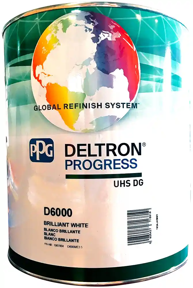 PPG D6000 Deltron progress blanc brillant 3.5L
