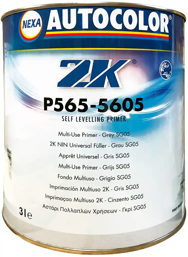 AUTOCOLOR P565-5605 Gris clair SG05 apprêt garnissant HS 3L