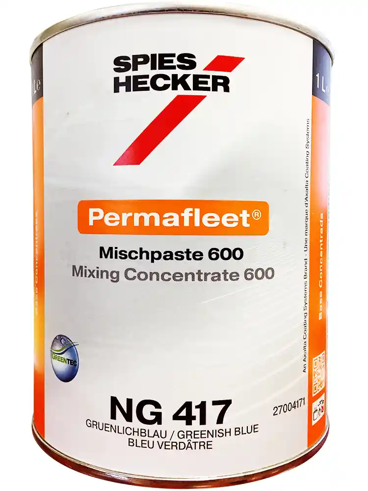 SPIES HECKER NG417 Bleu verdâtre Permafleet concentrée 600 1L
