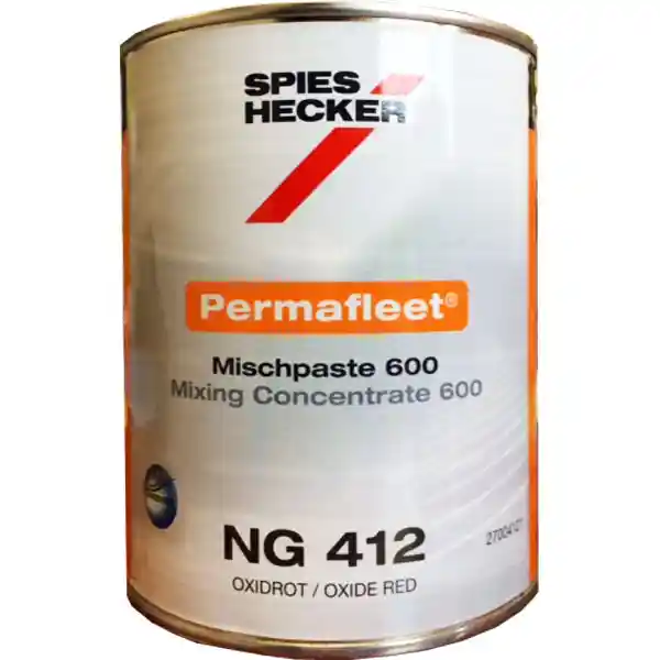 SPIES HECKER NG412 Rouge oxyde Permafleet concentrée 600 1L