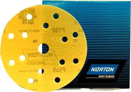 NORTON PROFILM600 P600 diam 150mm 100 disques abrasifs support film Q275