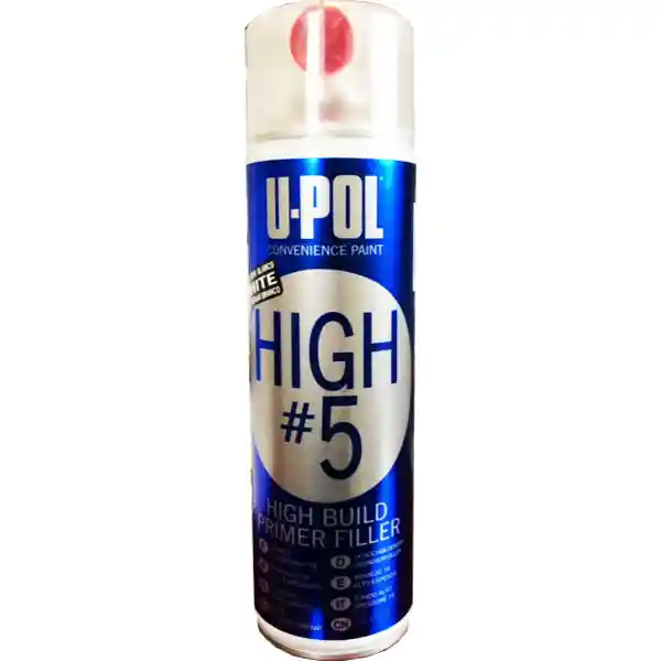 U-POL HIGHW/AL Aérosol blanc apprêt garnissant 450ML