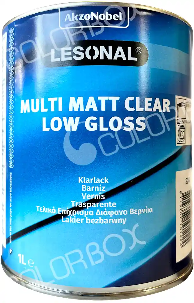 LESONAL 523476 Vernis Multi matt clear low gloss (vernis mat) 1L
