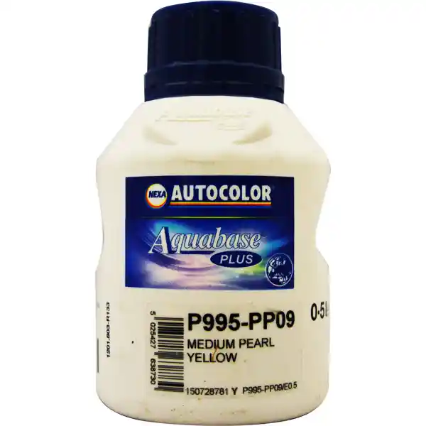 AUTOCOLOR P995-PP09 Medium Pearl Yellow 0.5L Nexa Autocolor Aquabase Plus