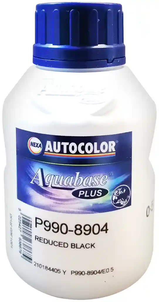 AUTOCOLOR P990-8904 Reduced Black 0.5L Nexa Autocolor Aquabase Plus