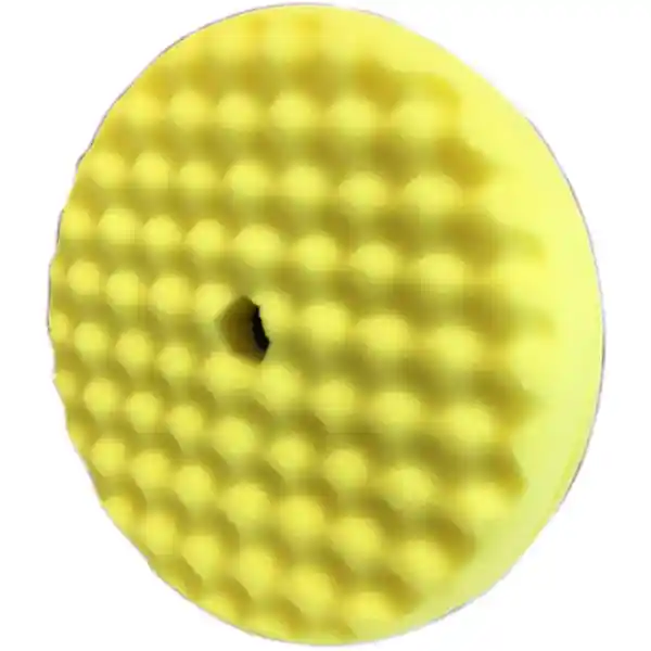 3M 50875 Mousse de lustrage  jaune double face à montage rapide - diamètre 216 mm
