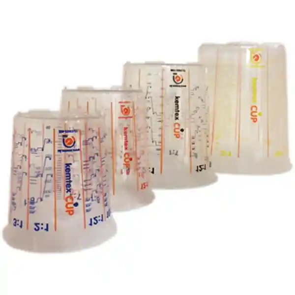 KEMTEX CUPMIX 202 godets gradués, 4 tailles panachées