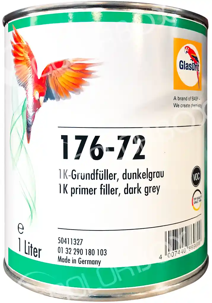 GLASURIT 176-72 1K Impression apprêt gris foncé 1L