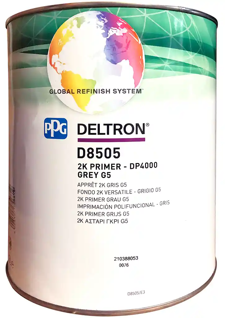 PPG D8505 Gris G5- DP4000 Apprêt HS mouillé sur mouillé acrylique 2K 3L