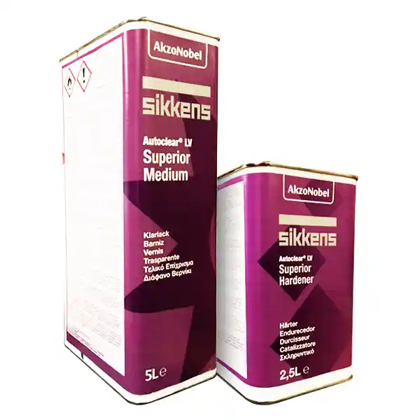 SIKKENS KIT_VERNIS_MEDIUM Kit vernis Autoclear LV superior MEDIUM 5l + durcisseur 2.5l