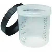 3M 16122 400ml 2 godets gradués PPS & bague de serrage