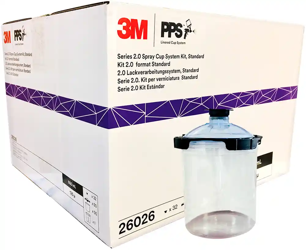 3M 26026 650ml 125µ PPS 2.0 50 poches jetables