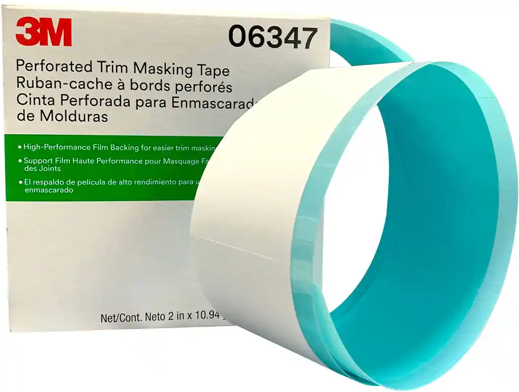 3M 06347 7mm -Ruban de masquage joint étanchéité de pare-brise 