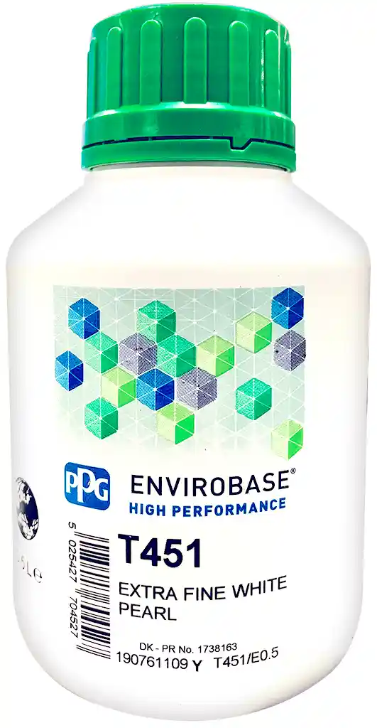 PPG T451 Extra fine white pearl 0.5L Envirobase High Performance 