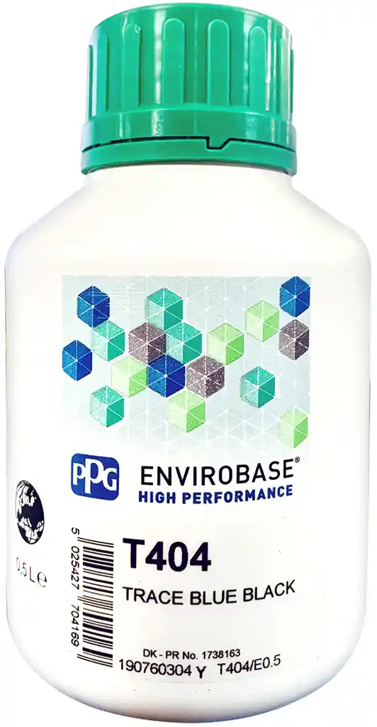 PPG T404 Trace blue black 0.5L Envirobase High Performance 