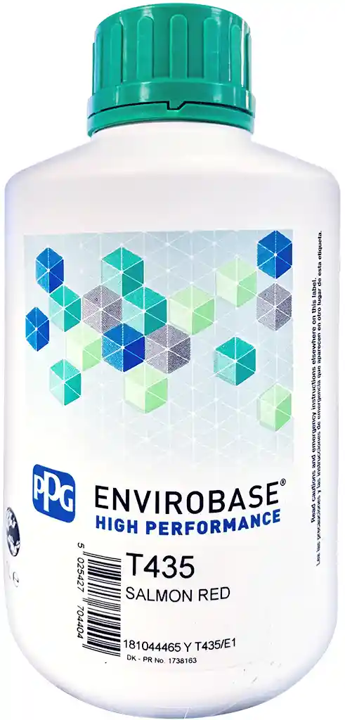 PPG T435 Salmon red 1L Envirobase High Performance 